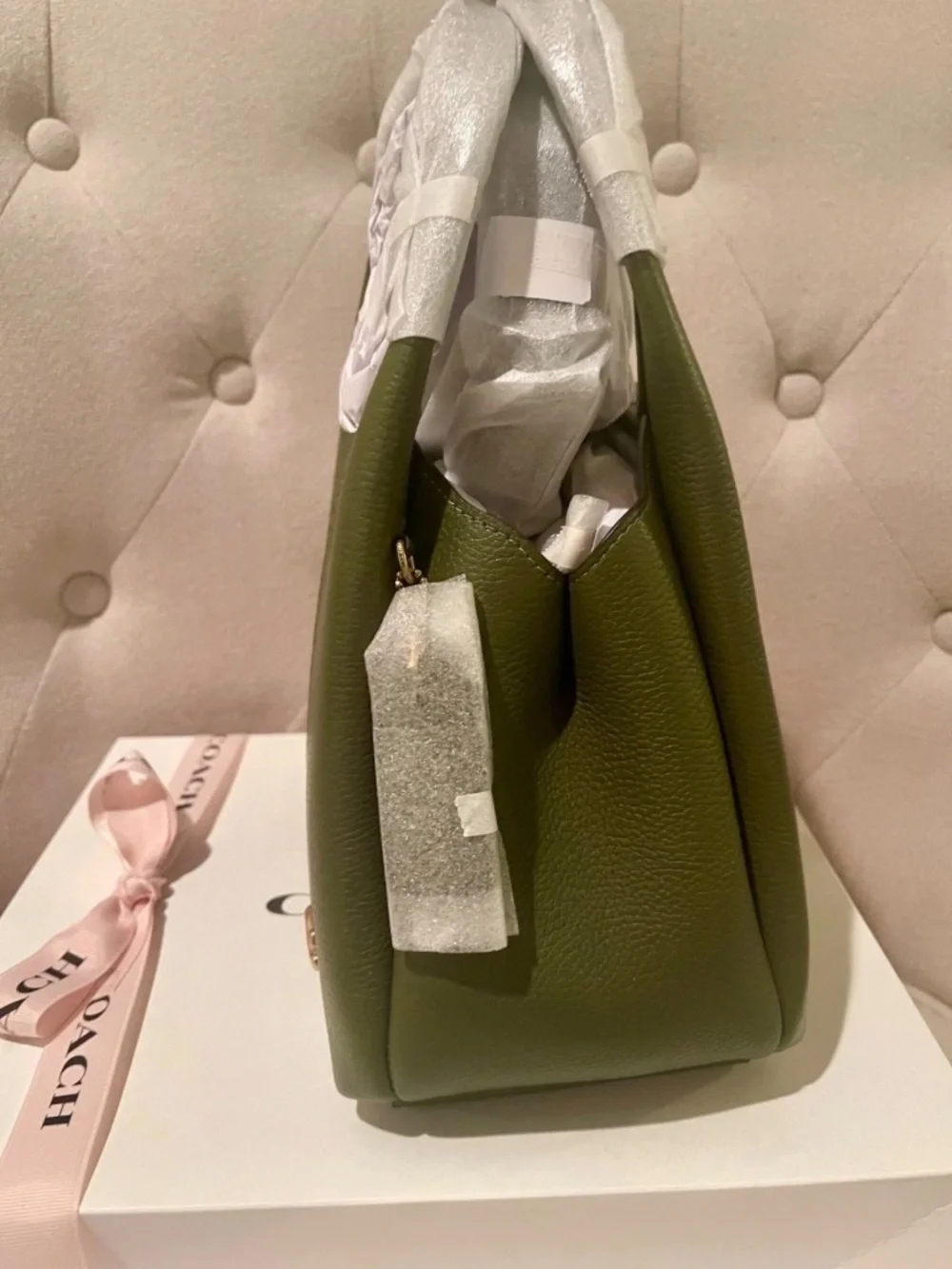 Coach Lana 23 Shoulder /Crossbody Bag In Olive NWT